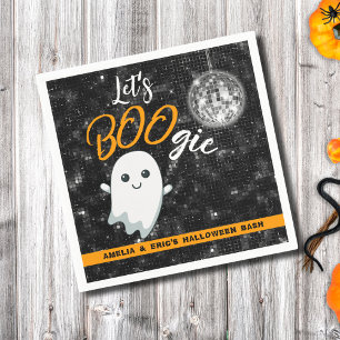 Låt oss BOOgie Disco Halloween Pappersservett