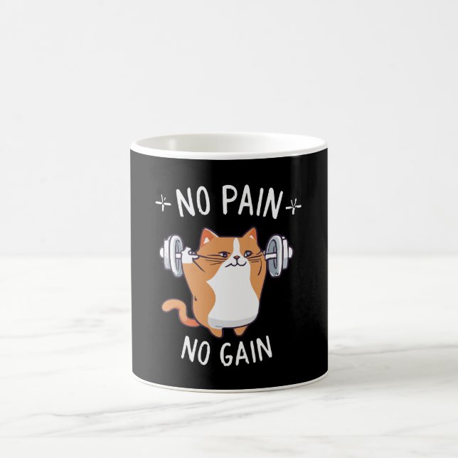 Låt oss bygga lite muskler! Gymtid! Kaffemugg (Center)