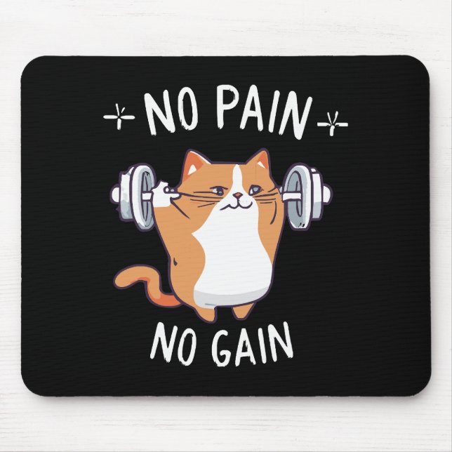 Låt oss bygga lite muskler! Gymtid! Musmatta (Framsidan)