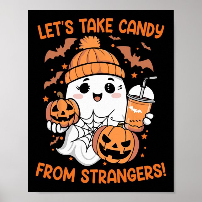 Låt oss Candy från Strangers Funny Halloween 7 Poster (Framsidan)