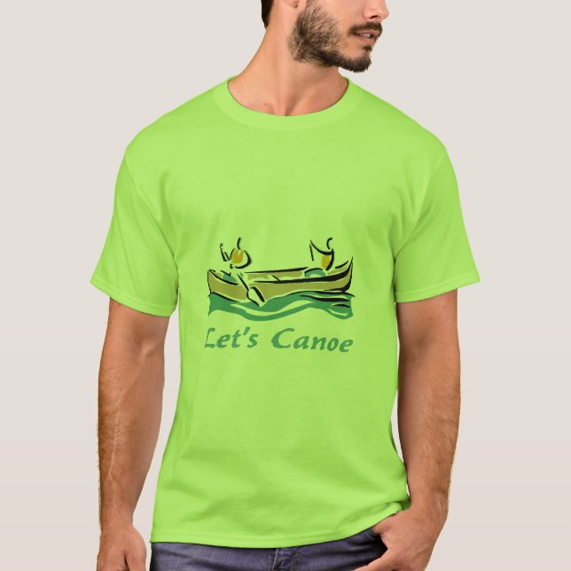 Låt oss Canoe Tee (Framsida)