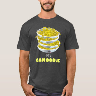 Låt oss Canoodle - Cute Noodle Pun T Shirt