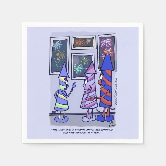 Låt oss Celebrate Napkins Pappersservett (Framsidan)