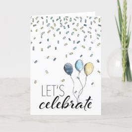 Låt oss Celebrate Studenten eller Gratulerart kort