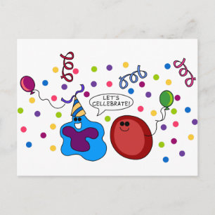 Låt oss Cellebrate Vykort