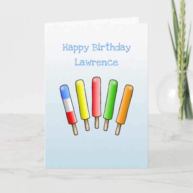 Låt oss Chill Birthday Kort (Framsida)