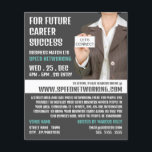 Låt oss Connect, Hastighetsnätverksannonsering Flygblad<br><div class="desc">Låt oss Connect,  Speed Networking Event Advertising Flyer från Affärskort Store.</div>