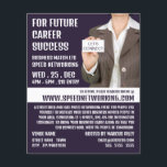 Låt oss Connect, Hastighetsnätverksannonsering Flygblad<br><div class="desc">Låt oss Connect,  Speed Networking Event Advertising Flyer från Affärskort Store.</div>