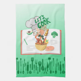 Låt oss Cook Kids Kökshandduk
