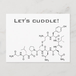 Låt oss cuddle! Oxytocin Vykort