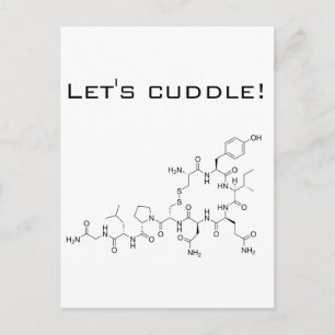 Låt oss cuddle! Oxytocin Vykort