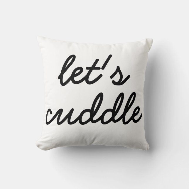 Låt oss Cuddle Pillow Kudde (Framsida)