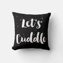 Låt oss Cuddle | Plattor för vit penseltyp Kudde