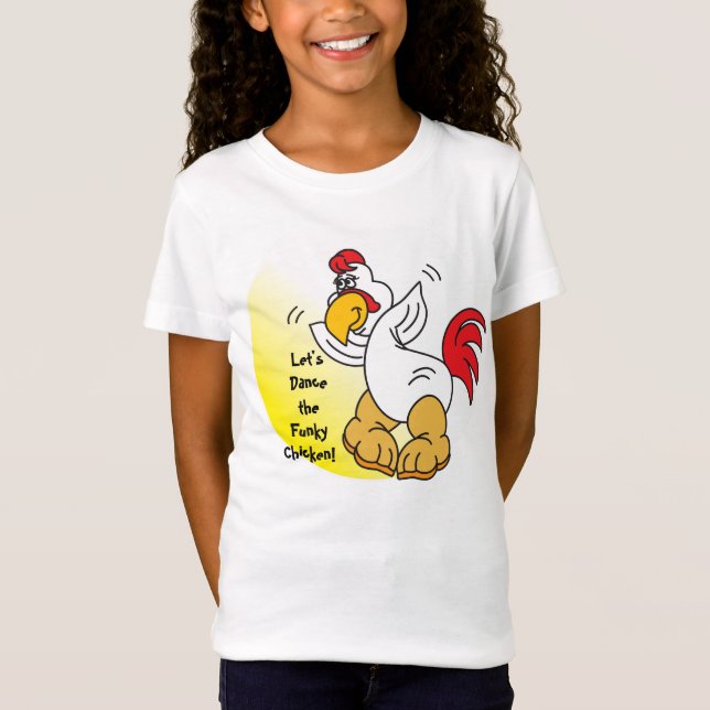 Låt oss Dance Funky Chicken Tee (Framsida)