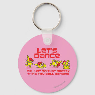Låt oss Dance Nyckelring