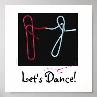 Låt oss Dance - Pappra klipp Poster
