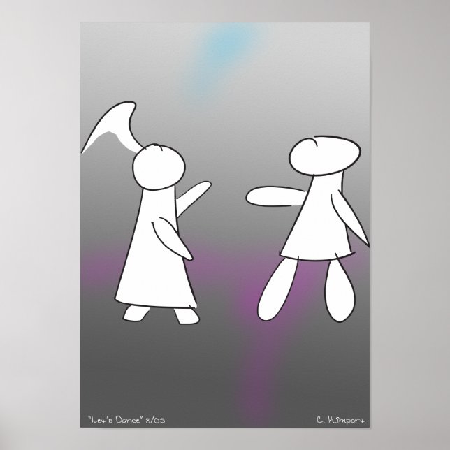 Låt oss Dance Poster (Framsidan)