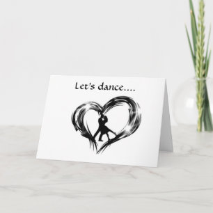 LÅT OSS DANCE the NATT AWAY Helgkort