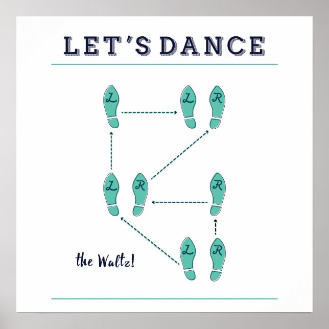 Låt oss Dance the Waltz Poster (Framsidan)