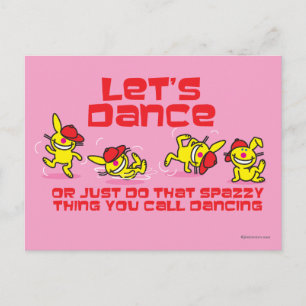 Låt oss Dance Vykort
