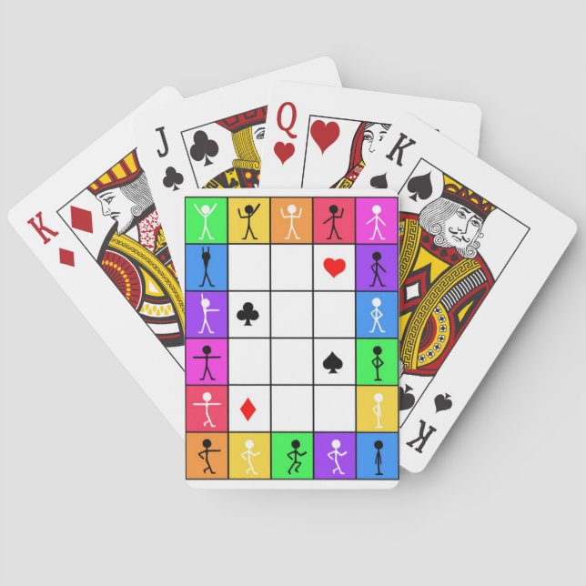 Låt oss dans kortlek (Baksidan)