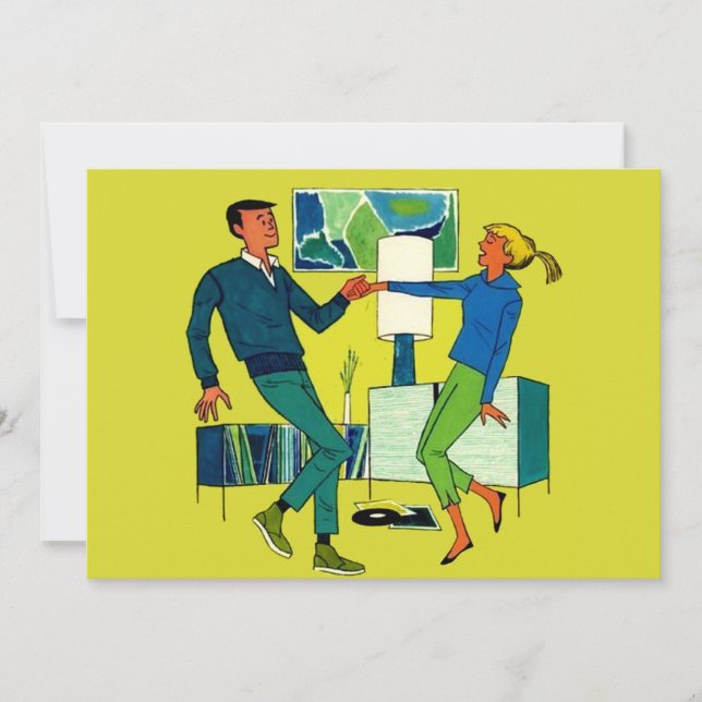 Låt oss dansa inbjudningar (Framsida)