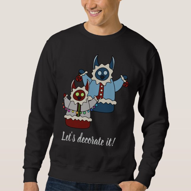 Låt oss dekorera det lång ärmad tröja (Framsida)