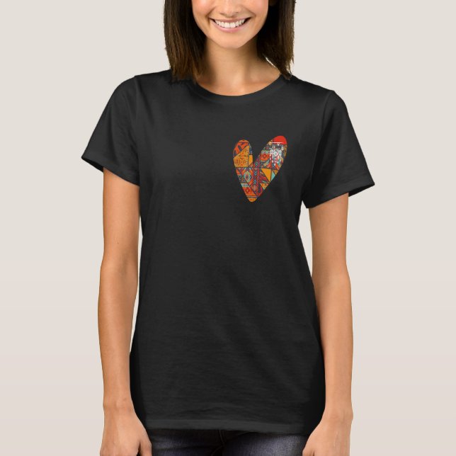 Låt oss dela med oss av lite kärlek t shirt (Framsida)
