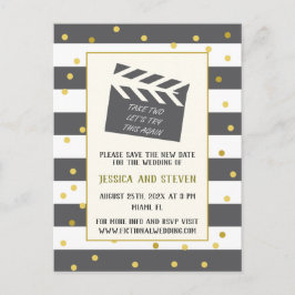 Låt oss det här igen med det roliga bröllop-uppdat vykort