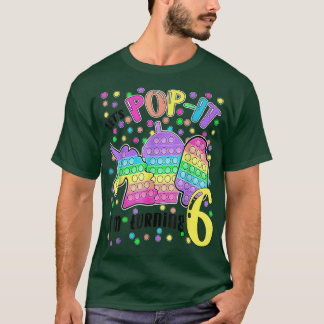 Låt oss det jag gör om 6 färgstarka 6e-födelsedag t shirt