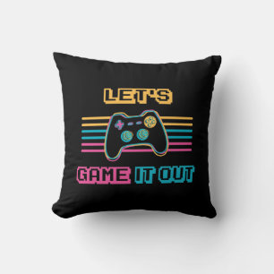Låt oss dig spela ut den - Retro stil Kudde
