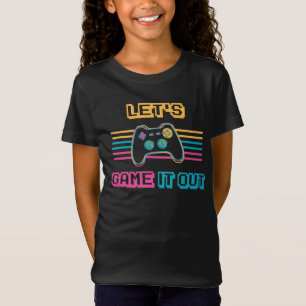 Låt oss dig spela ut den - Retro stil T Shirt