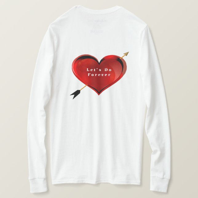 Låt oss Do Forever Shirt T (Design baksida)