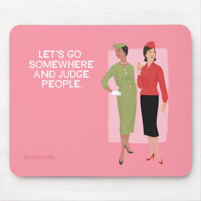 Låt oss domare musmatta (Framsidan)