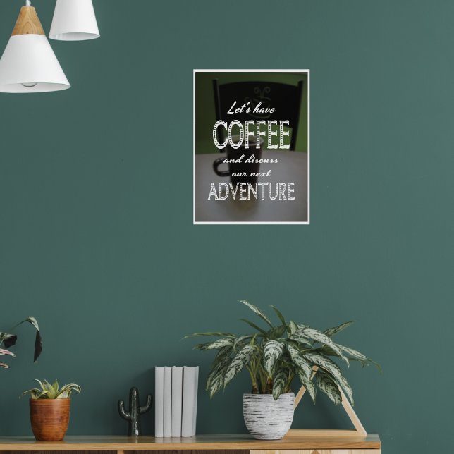 Låt oss dricka kaffe... affisch (Vardagsrum 1)