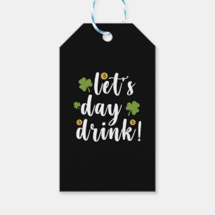 Låt oss dricka på St. Patrick's Day Presentetikett