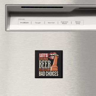 Låt oss Drink Beer Magnet