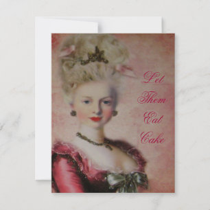 Låt oss Eat Cake Marie Antoinette ~ Inbjudningar