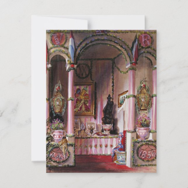 Låt oss Eat Cake Marie Antoinette Jag ~ Inbjudan (Framsida)