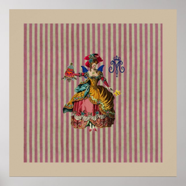 Låt oss Eat Cake ~ Poster 24x24 (Framsidan)