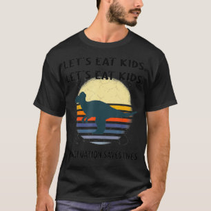 Låt oss Eat Kids interpunktion Matters Funny Gramm T Shirt