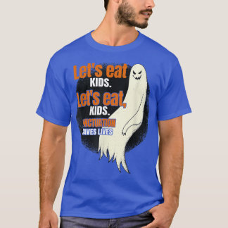 Låt oss eat Kids interpunktion Sparver Ghost Teach T Shirt