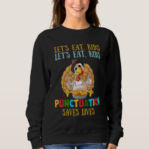 Låt oss Eat Kids Låt oss eat Kids interpunktion Sa T Shirt