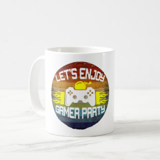 LÅT OSS ENJOY GAMER PARTY - GAMING NERD KAFFEMUGG