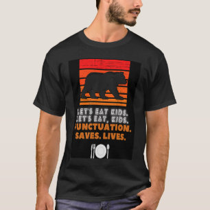 Låt oss ETT-Barn Låt oss Eat Kids interpunktion Sa T Shirt