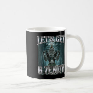 Låt oss få 6 7endy Alpha Wolf Meme Roligt Humor Kaffemugg