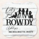 Låt oss få anpassningsbar för rowdy cowgirl bachel underlägg papper<br><div class="desc">Låt oss få rowdy cowgirl bachelorette Party personlig papprare underläggs. Kan vara en fin keepsaké som passar för flickor som kompletterar mugg/glasögonen.</div>