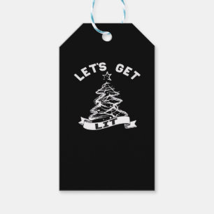 Låt oss få den här julklappen i Humor-offerten för Presentetikett