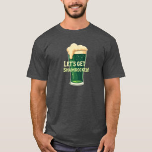 Låt oss få den skamliga irländska designen t shirt