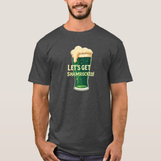 Låt oss få den skamliga irländska designen t shirt
